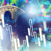 Crypto trade concept