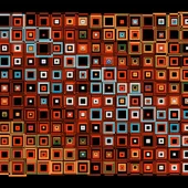 Abstract illustration of hundreds of different-looking squares in different colours